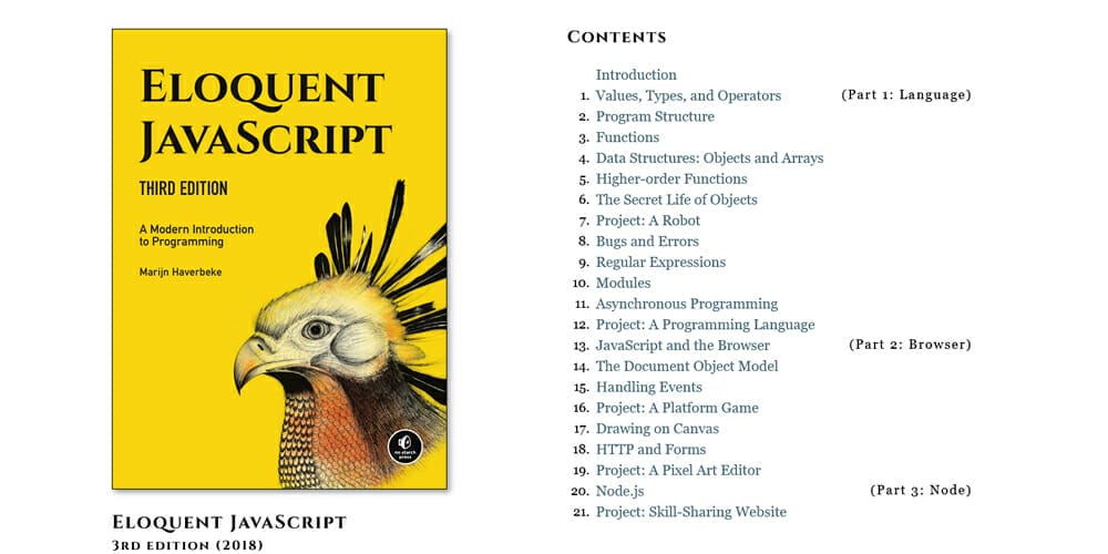 20 Best Books for Web Designers & Developers 68 Eloquent Javascript