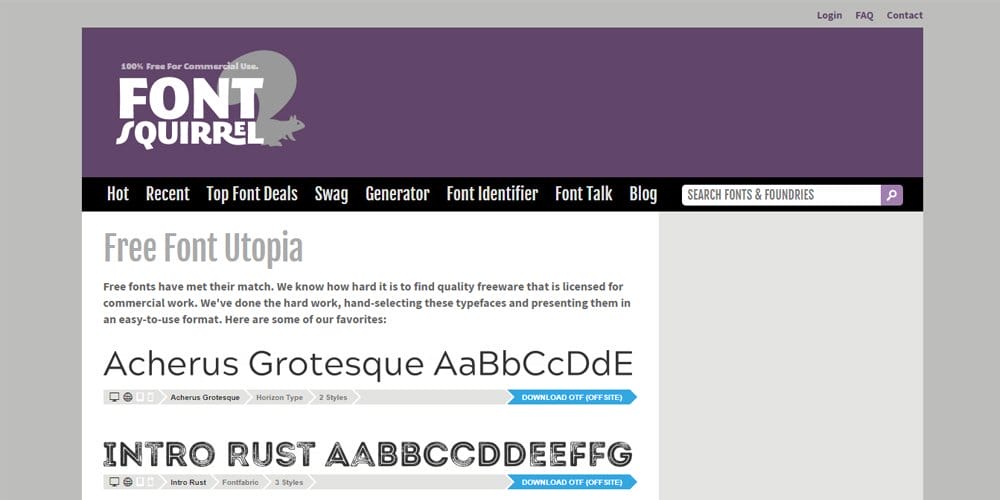 font squirrel webfont generator