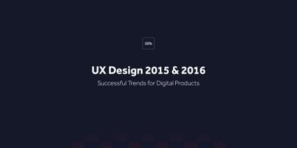 Free e-Book for UX Design Trends