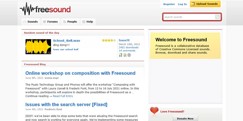 Free Stock Photos and Videos Resources For Designers 151 Freesound