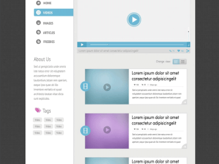 Gallaria Free Blog Template Design From CSS Author