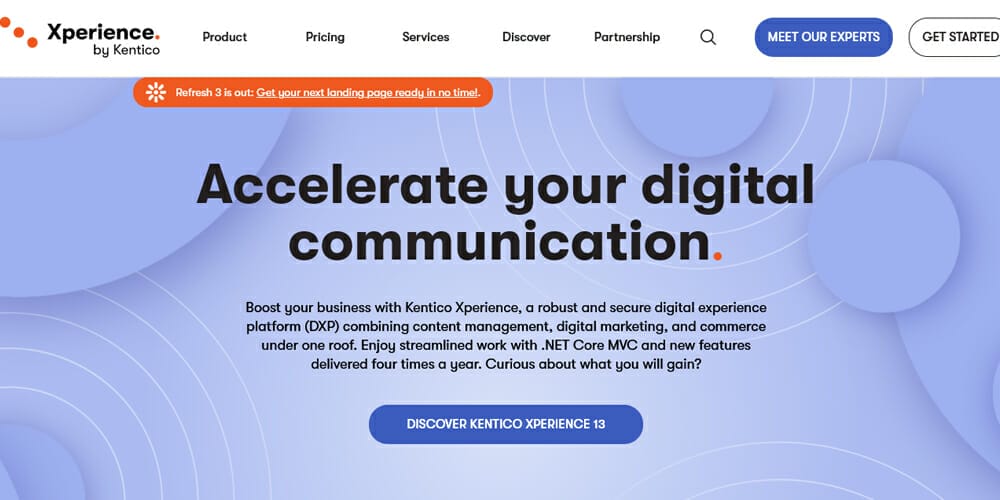 Best Content Management Systems 53 Kentico Xperience