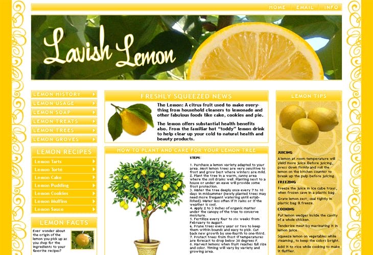 Lavish-Lemon-Template