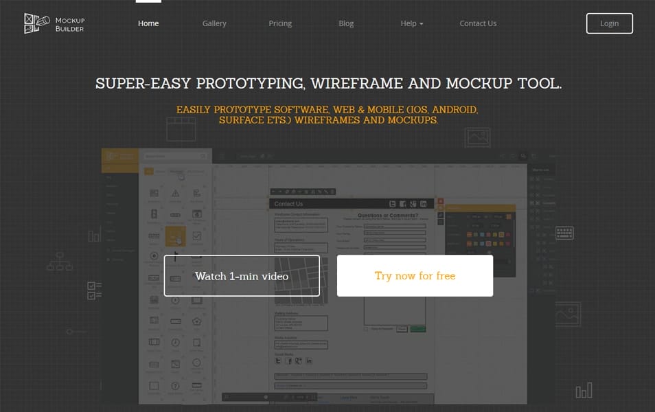 50+ Best Wireframing & Prototyping Tools for Web Designers 2022 27 Mockup Builder