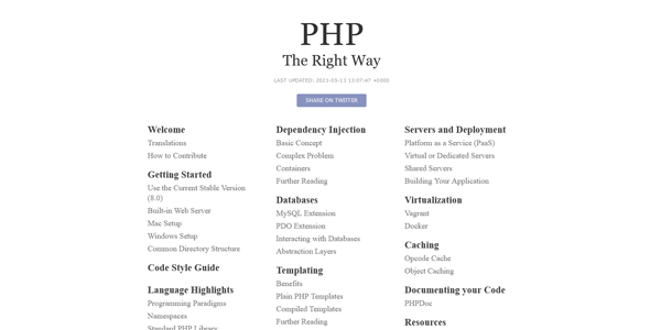 20 Best Books for Web Designers & Developers 61 PHP The Right Way
