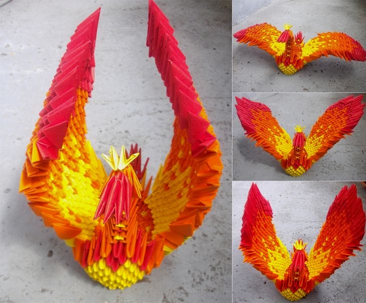 Phoenix - 3D Origami