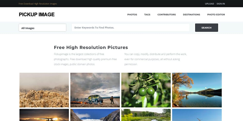 Free Stock Photo and Video Resources For Designers 25 Pickup Image