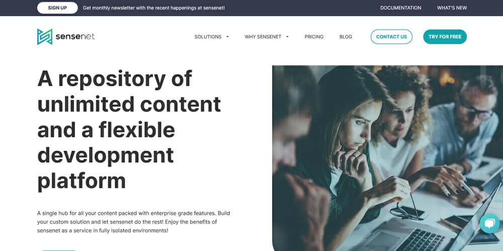 Best Content Management Systems 54 Sensenet