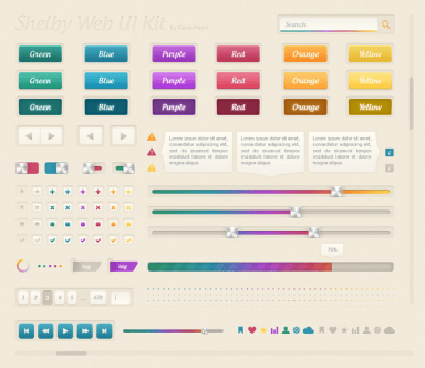40 Beautiful User Interface Design Kits
