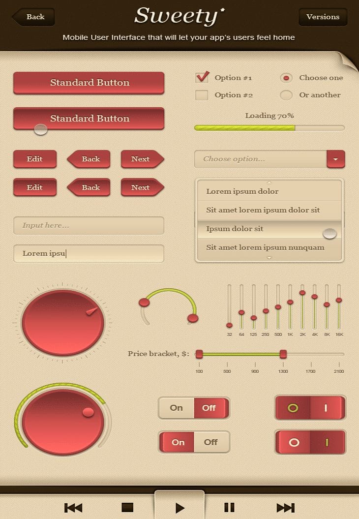 Sweety - GUI - Graphical User Interface