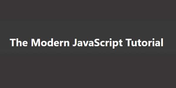 20 Best Books for Web Designers & Developers 40 The Modern JavaScript Tutorial