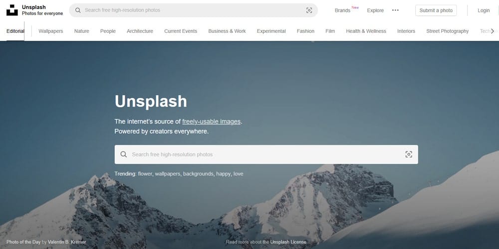 Free Stock Photos and Videos Resources For Designers 4 Unsplash