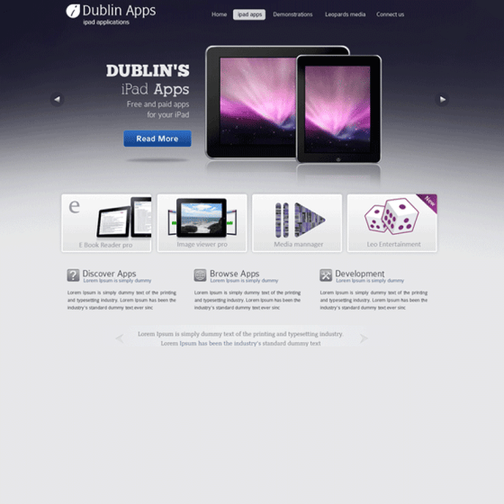Well Designed PSD Website Templates for Free Download