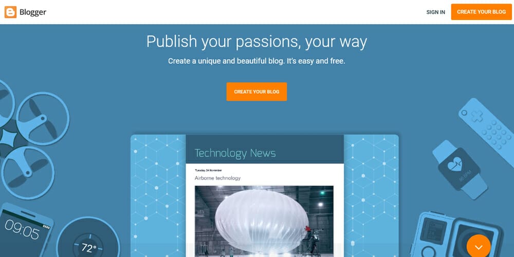 Best Content Management Systems 31 blogger