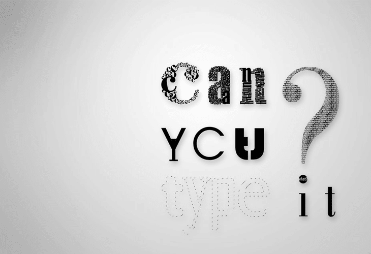 can you type it?