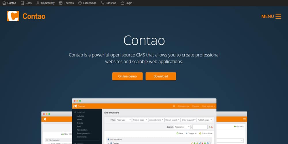 Best Content Management Systems 18 Contao