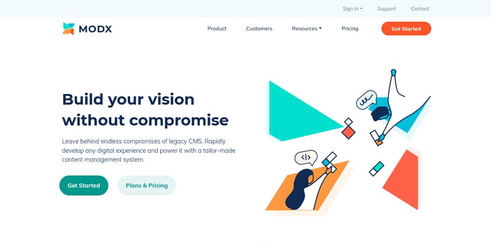 Best Content Management Systems 26 modx