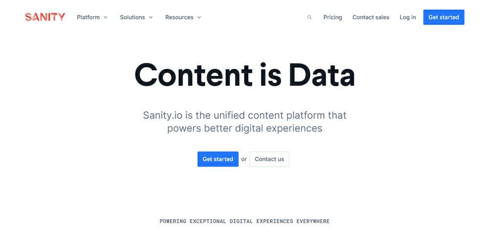 Best Content Management Systems 51 sanity