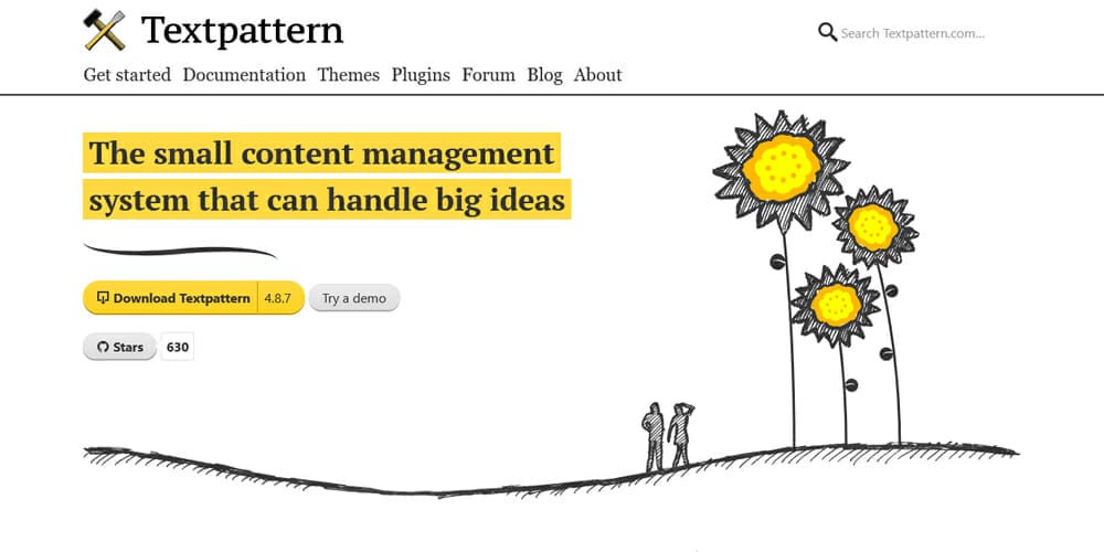 Best Content Management Systems 33 textpattern