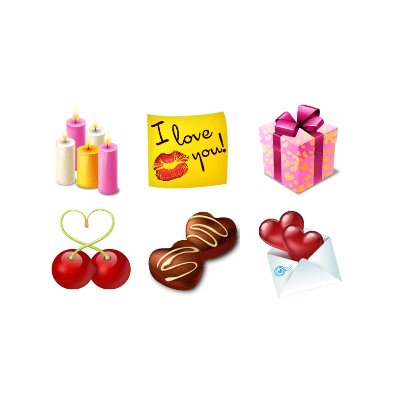 15 Delicious Valentines Day Icon Set for Inspiration