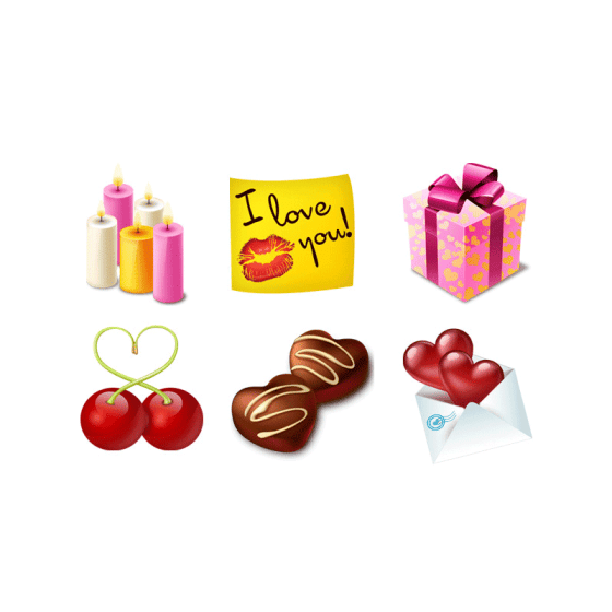 15 Delicious Valentines Day Icon Set for Inspiration