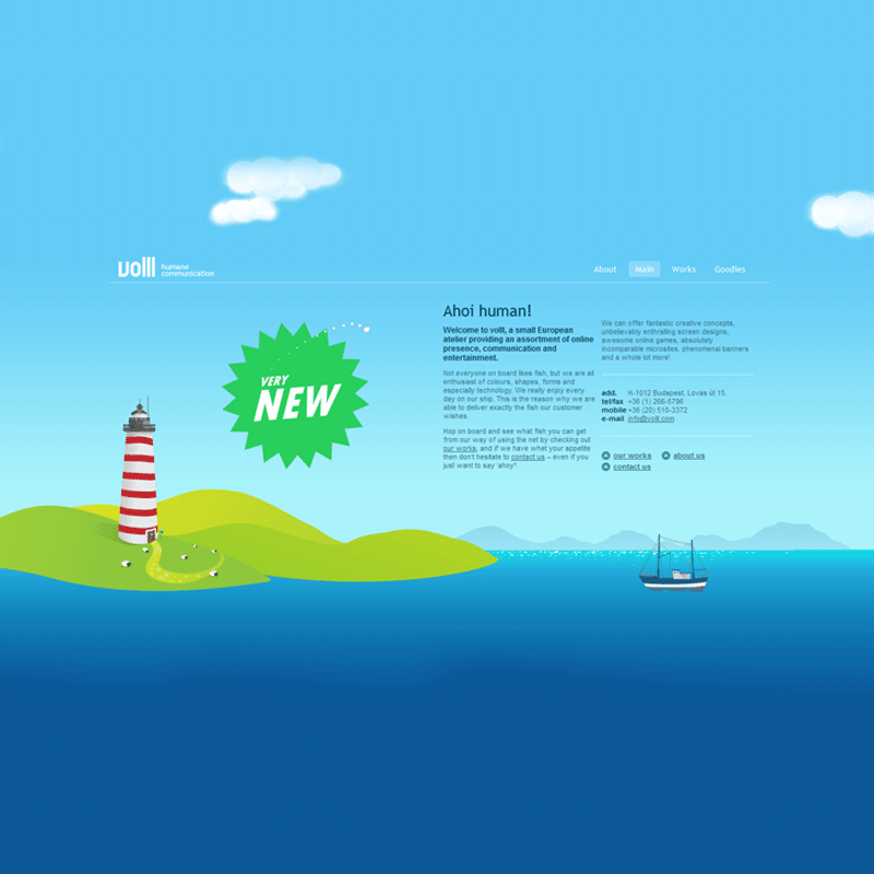 Beautiful Websites With Vector Landscapes