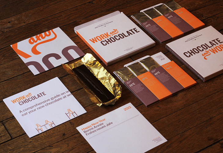 Chocolate gift packaging