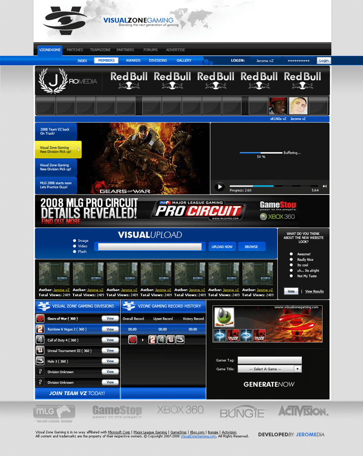 Siteinspire  Games & Gaming websites