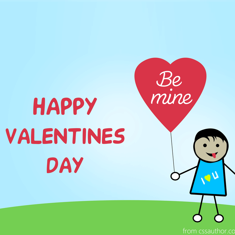Download Free High Quality Happy Valentines Day Greeting Card PSD Template