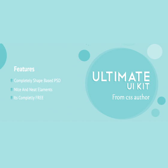 Download Free Ultimate UI Kit PSD from CSS Author