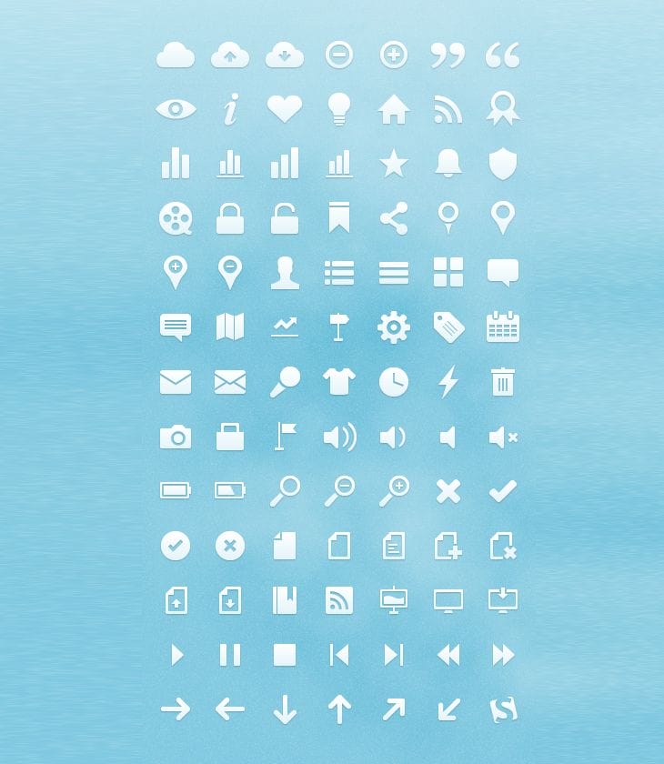 Free Vector Web Icons (91 Icons)