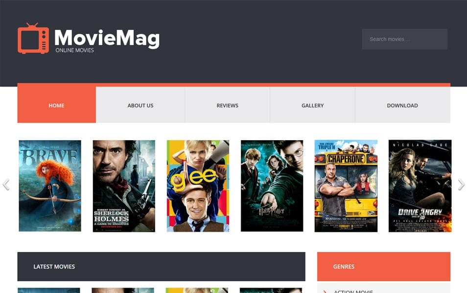 Movie Mag Responsive Blogger Template