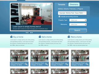 Real Estate Website Template PSD for Free Download