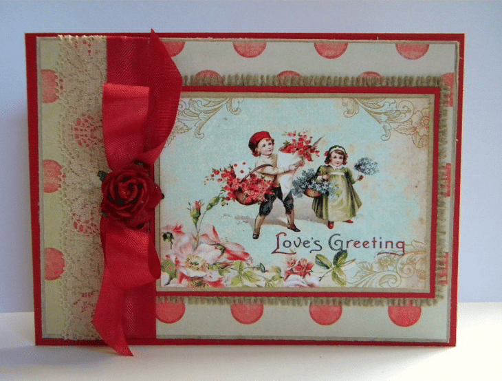 Vintage Valentine Card