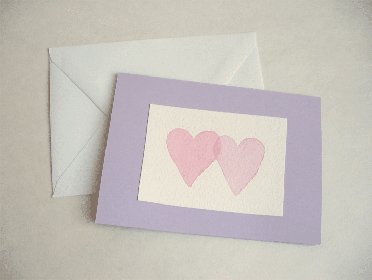 Watercolor Valentine
