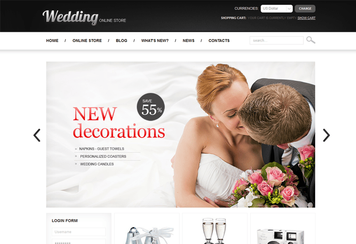 Wedding Online Store
