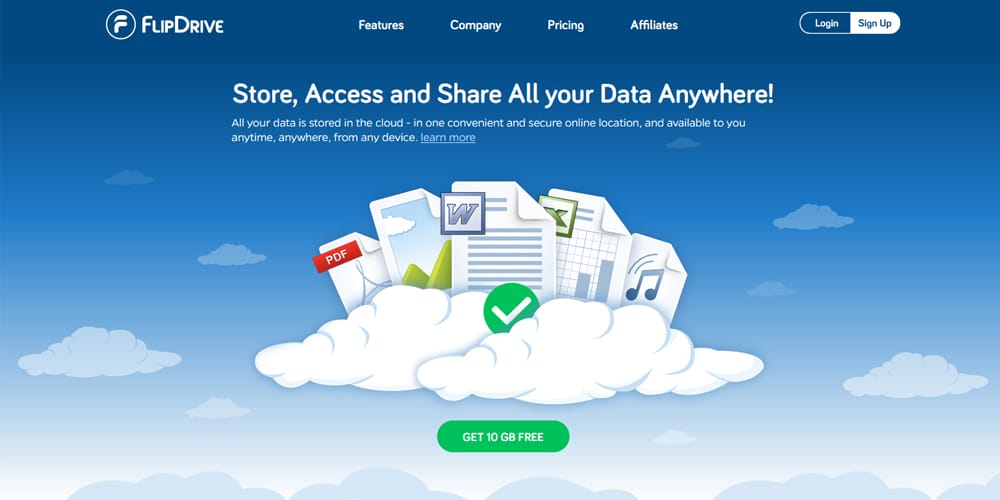 10 Best Free Cloud Storage Services 7 flipdrive