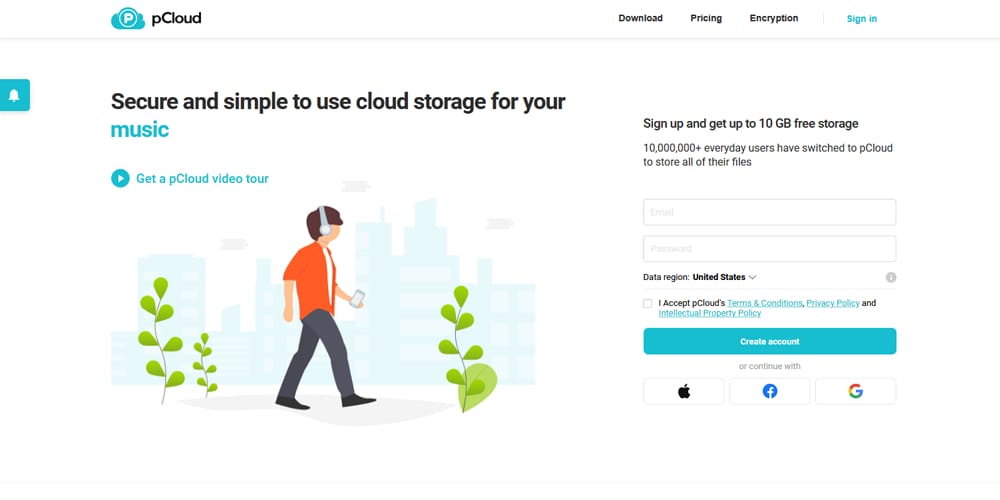 10 Best Free Cloud Storage Services 6 pcloud