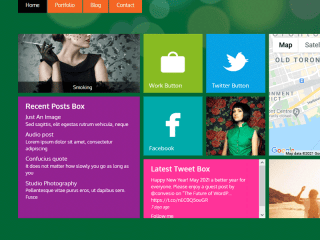15 Responsive Metro Style WordPress Themes