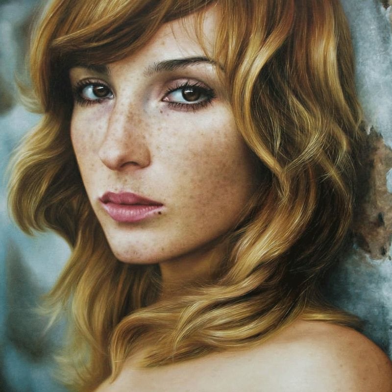 20 Explosive Colorful Oil Painting Portraits