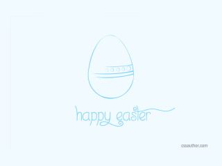 2013 Easter Greetings PSD for Free Download