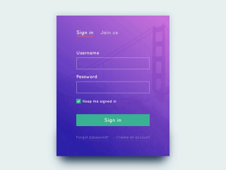 Beautiful Free Web Form PSD Templates