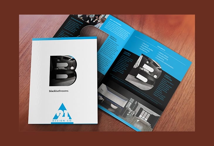 Black Bathrooms Brochure