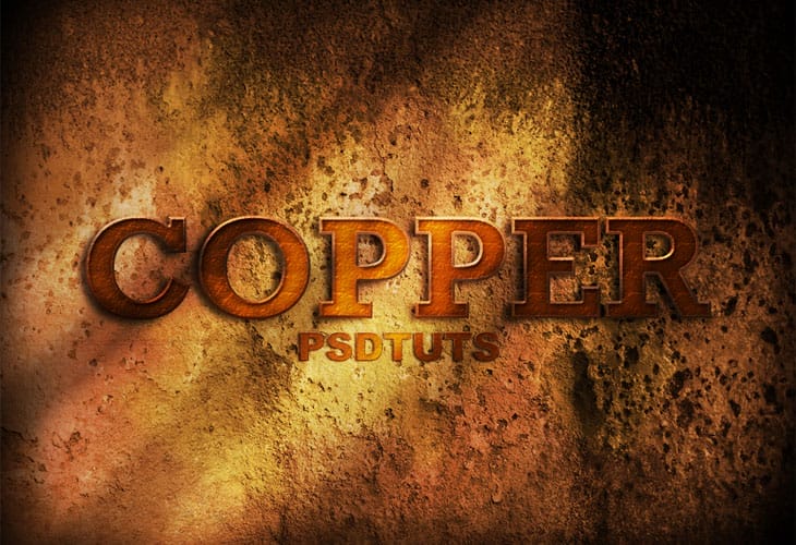 Copper-Photoshop-Text-Effect