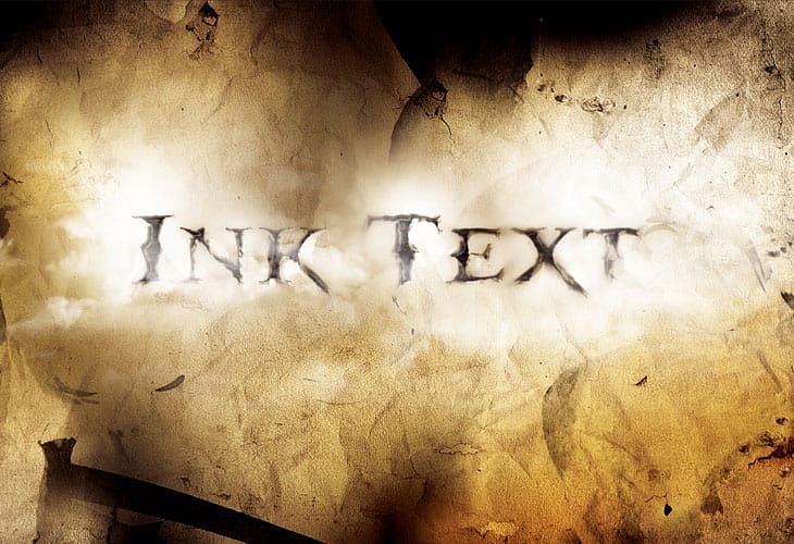 Dissolved-Ancient-Ink-Text-Effect-in-Photoshop