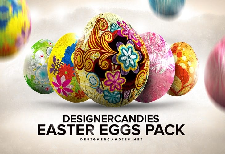  Easter Egg Renders Pack