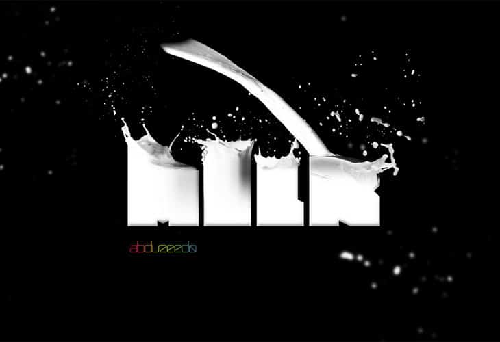 Milk-Typography-Effect-In-Photoshop