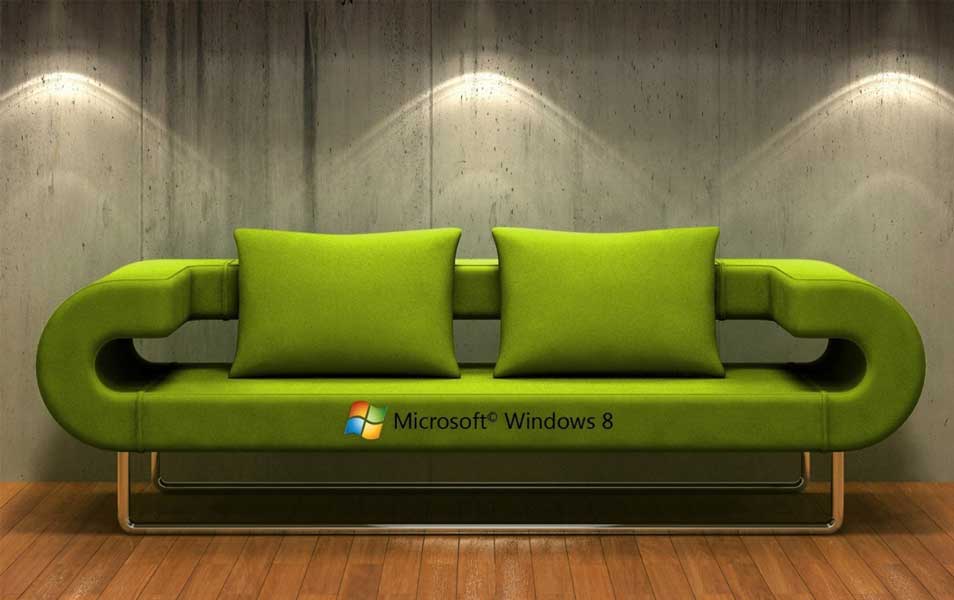Windows 8 3D Couch wallpaper