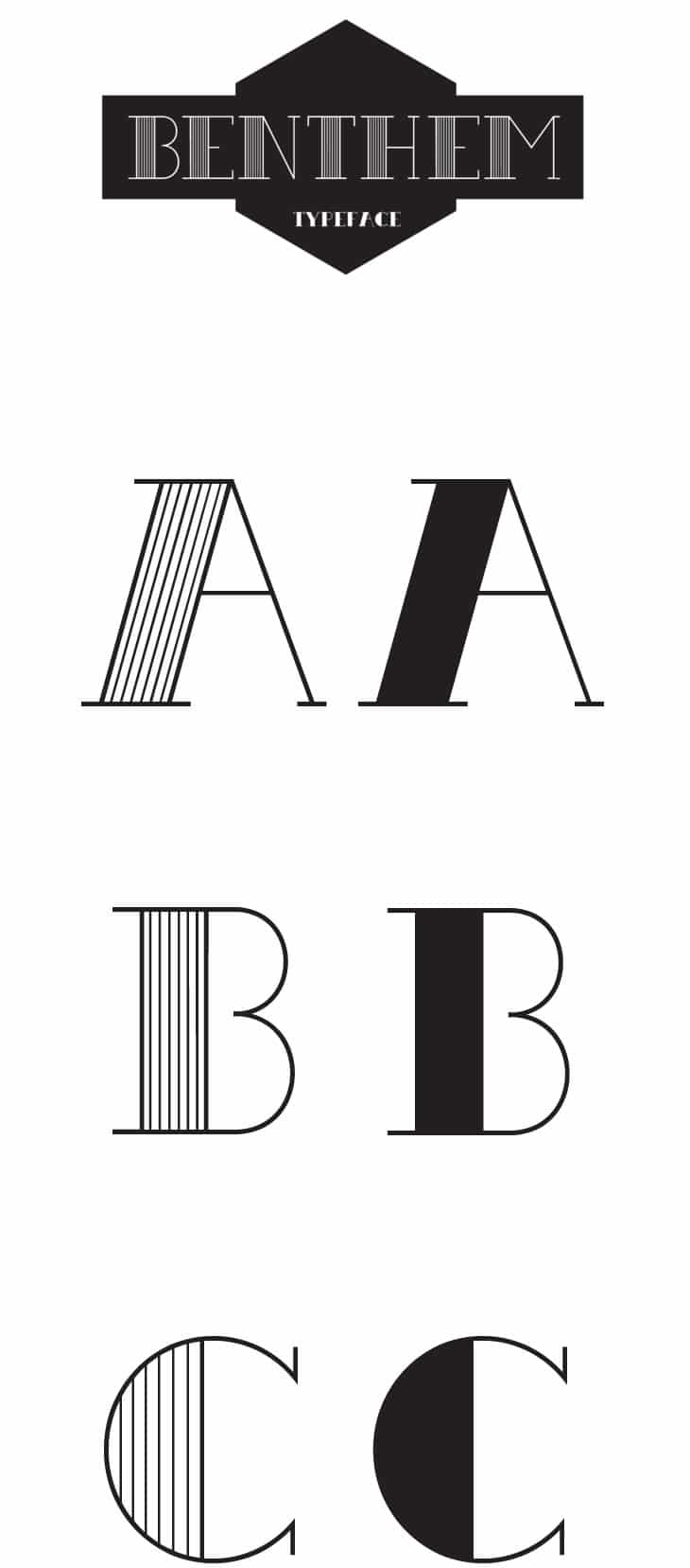 Benthem-Free-Typeface
