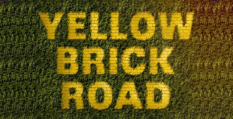 How to Create a Yellow Brick Road Inspired Text Effect